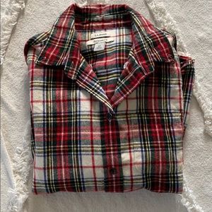 L.L. Bean women’s relaxed fit flannel shirt